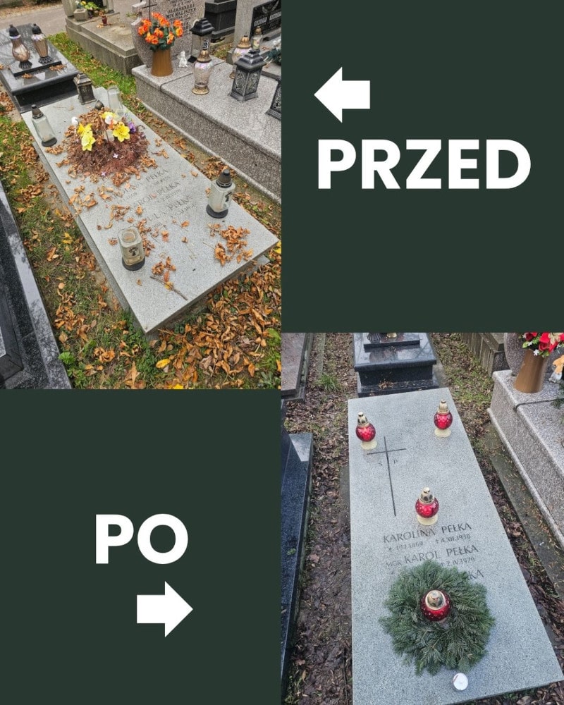 Sprzątanie grobów na cmentarzu Rakowickim – usługa w&nbsp;Krakowie.
